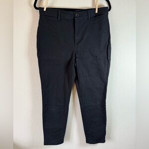 LOFT Black Ankle Pants Size 10P Petite Slim Stretch Career Workwear